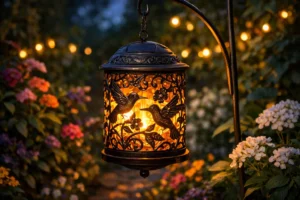 Metal Hummingbird Solar Lantern: The Perfect Birthday Gift for Garden Lovers